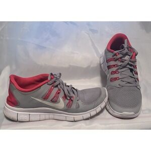 Nike Free 5.0 Womens Running Shoes Size 9.5 Gray #580951-061